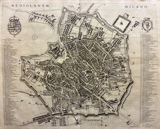 Mortier Pierre (1661-1711) Mediolanum - Milano 1704 Amsterdam 